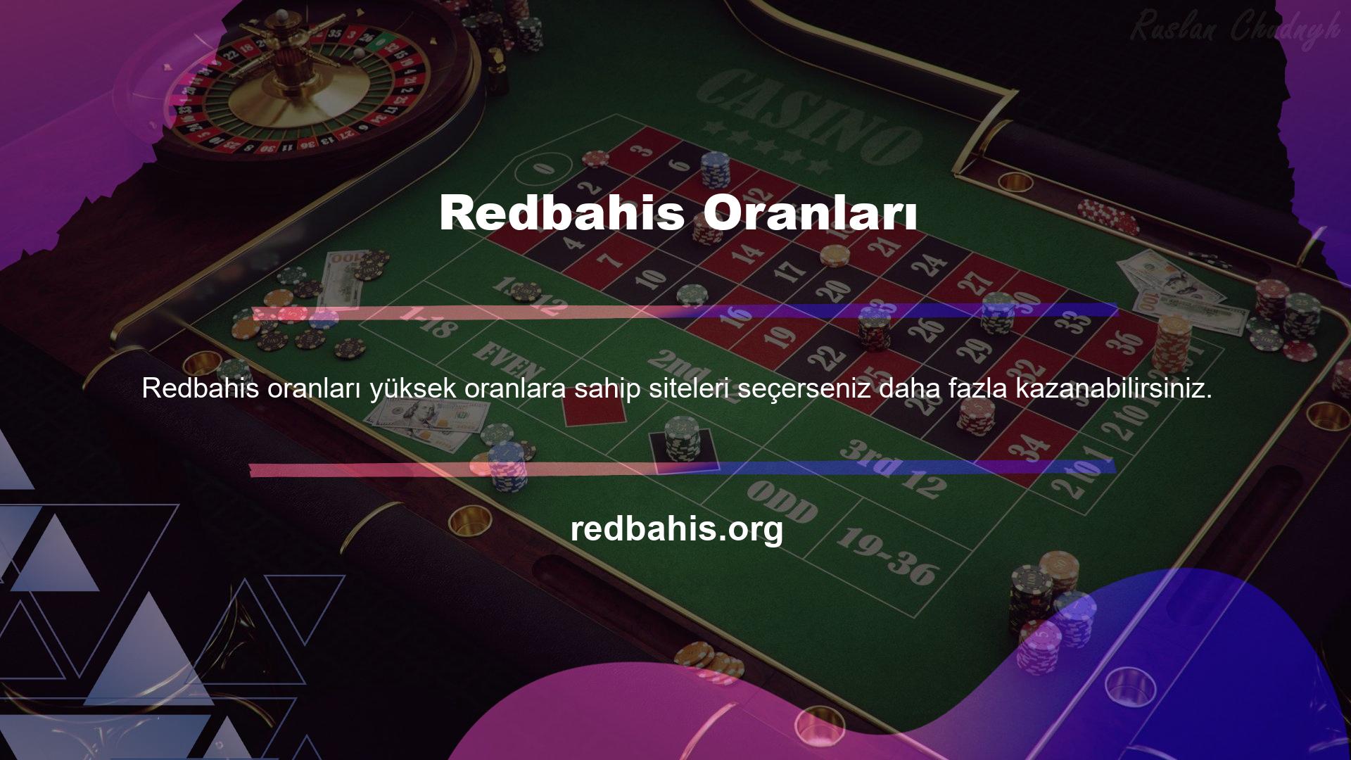 Kazanma, ne kadar kazanma olasılığınıza ve ne kadar bahis yapabileceğinize bağlıdır